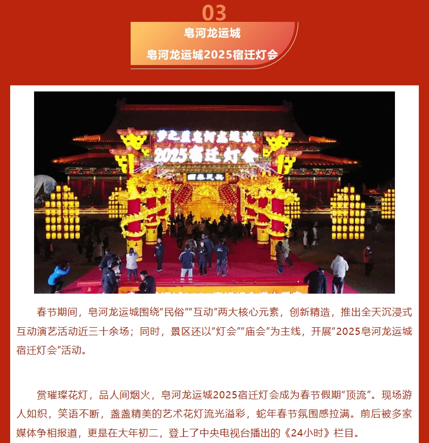 春節(jié)假期精彩紛呈 宿遷文旅集團(tuán)新年美好繼續(xù)綻放(圖7)